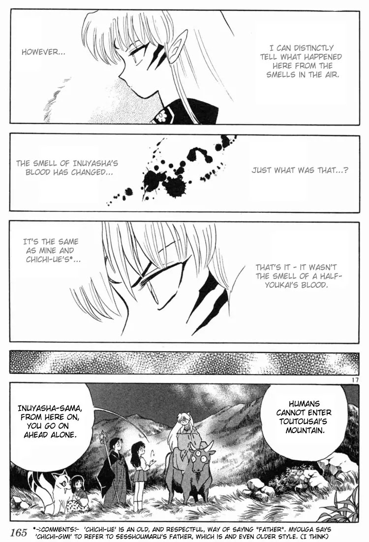 InuYasha Chapter 157 page 17 - Chapter 157: Instinct