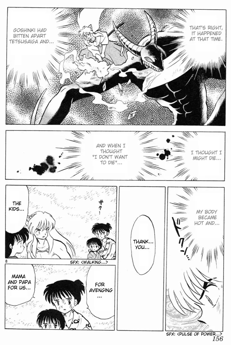 InuYasha Chapter 157 page 8 - Chapter 157: Instinct