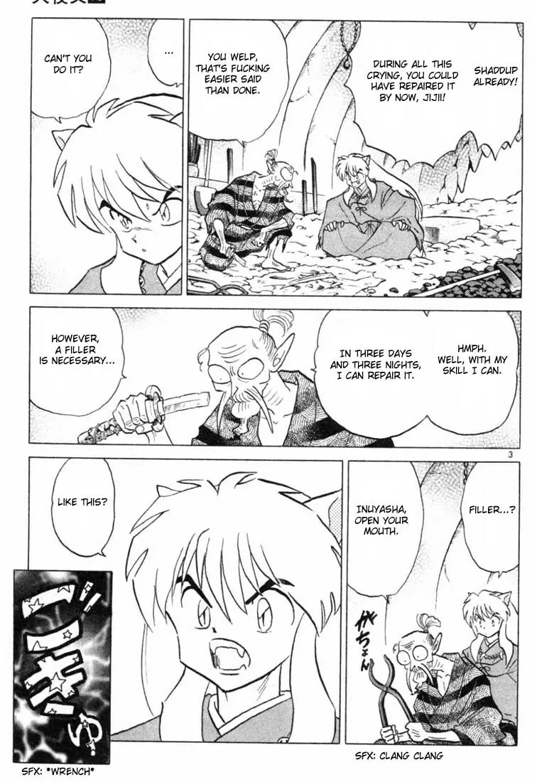 InuYasha Chapter 158 page 3 - Chapter 158: Oni Sword
