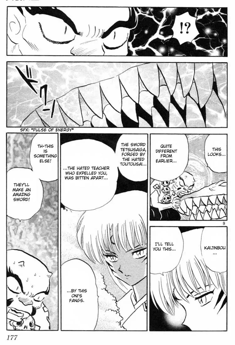 InuYasha Chapter 158 page 9 - Chapter 158: Oni Sword