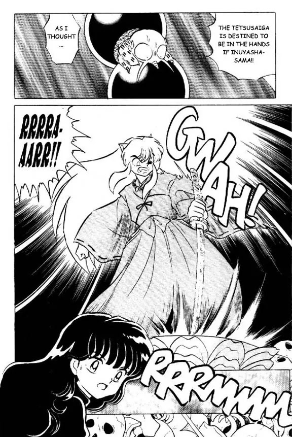 InuYasha Chapter 16 page 12 - Chapter 16: Steel-cleaving Fang
