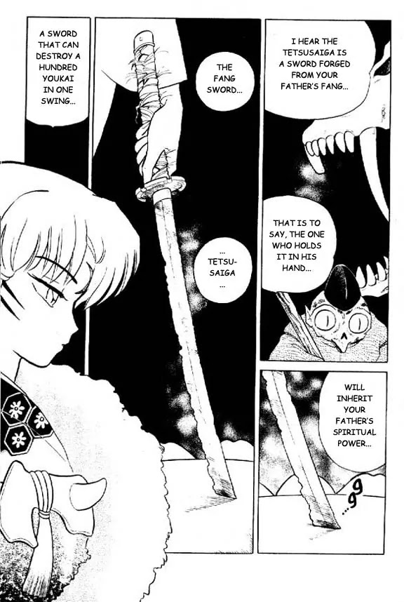 InuYasha Chapter 16 page 3 - Chapter 16: Steel-cleaving Fang