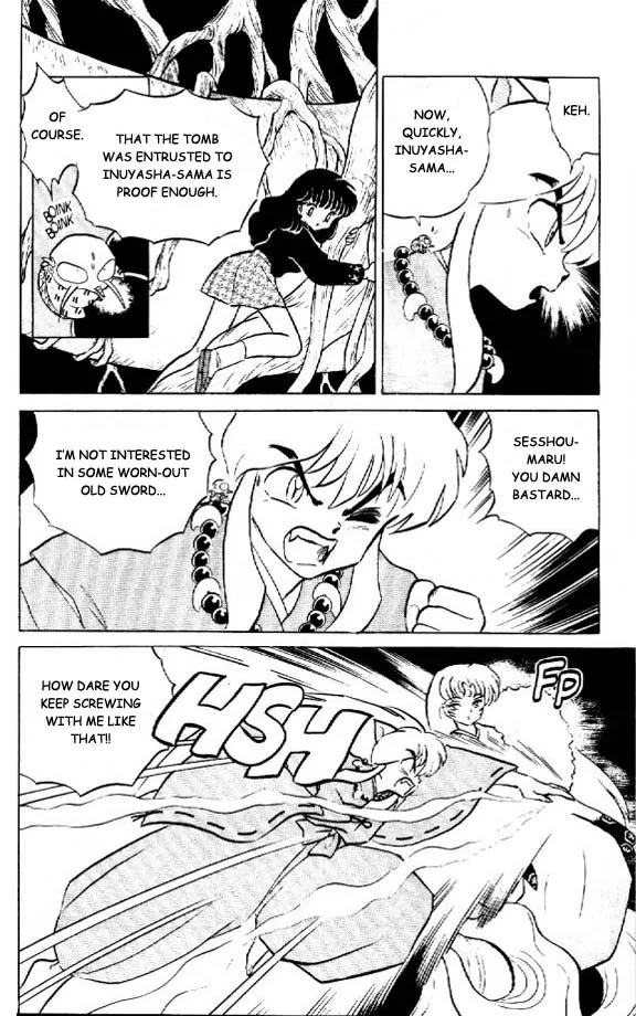 InuYasha Chapter 16 page 8 - Chapter 16: Steel-cleaving Fang