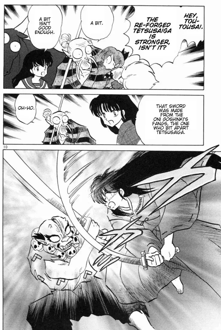 InuYasha Chapter 160 page 10 - Chapter 160: Tetsusaiga Revives