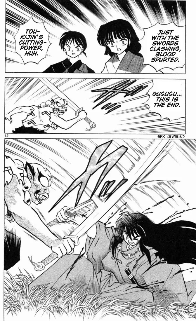 InuYasha Chapter 160 page 12 - Chapter 160: Tetsusaiga Revives