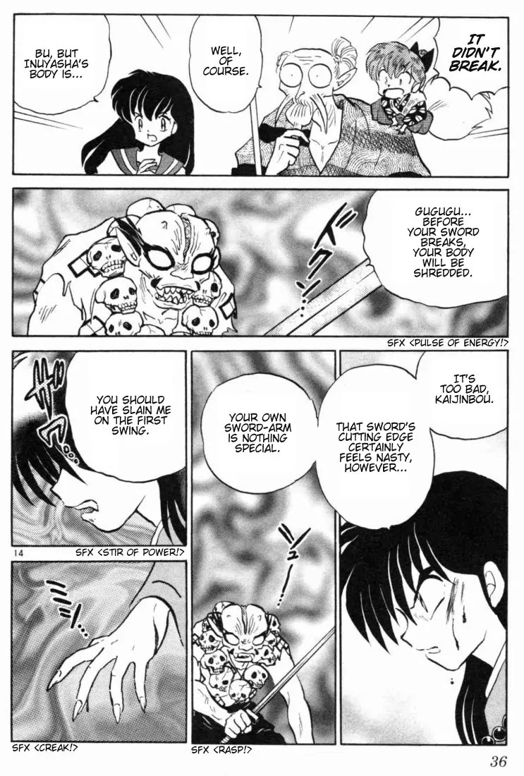 InuYasha Chapter 160 page 14 - Chapter 160: Tetsusaiga Revives