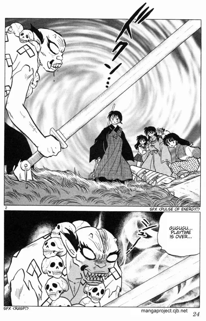 InuYasha Chapter 160 page 2 - Chapter 160: Tetsusaiga Revives