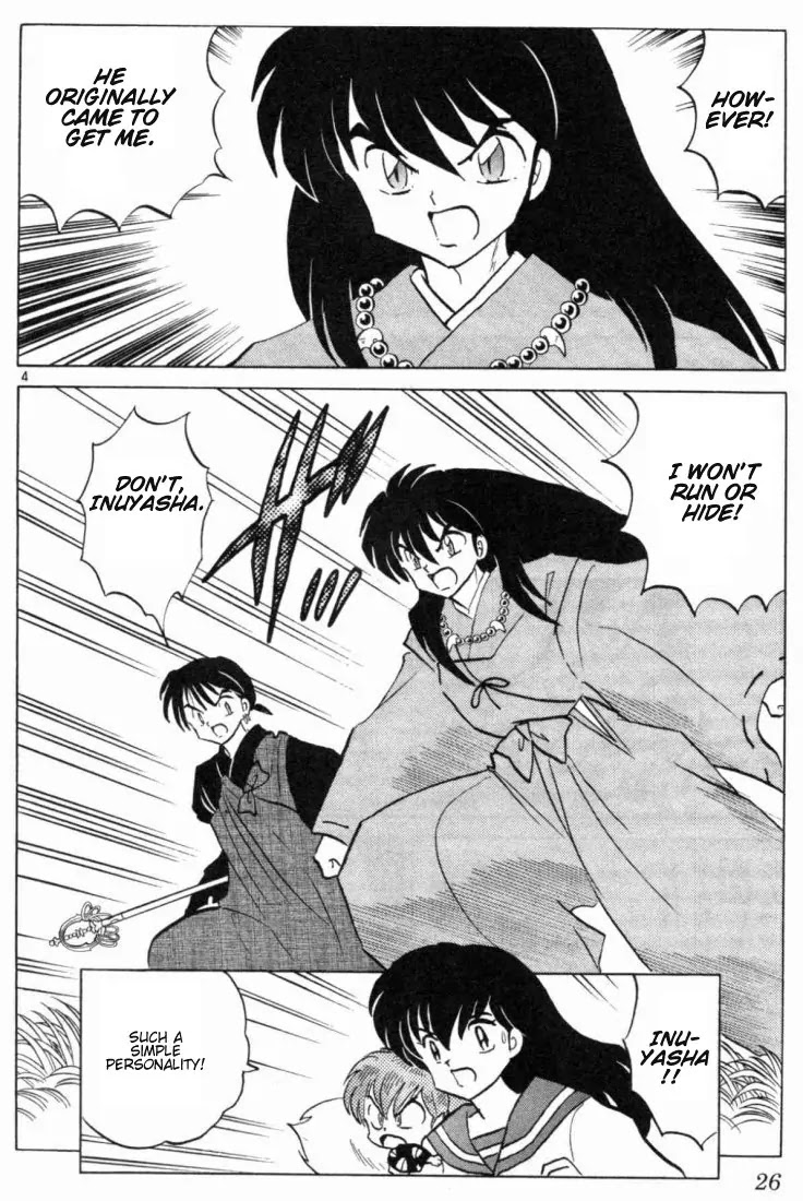 InuYasha Chapter 160 page 4 - Chapter 160: Tetsusaiga Revives