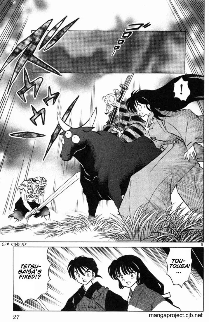 InuYasha Chapter 160 page 5 - Chapter 160: Tetsusaiga Revives