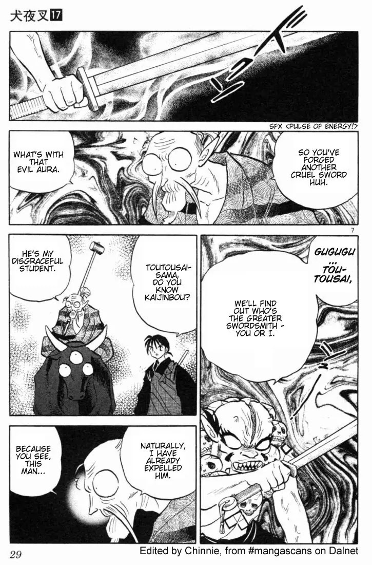 InuYasha Chapter 160 page 7 - Chapter 160: Tetsusaiga Revives
