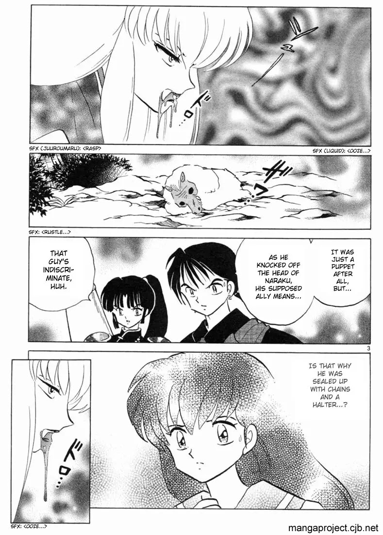 InuYasha Chapter 166 page 3 - Chapter 166: Untied Seals
