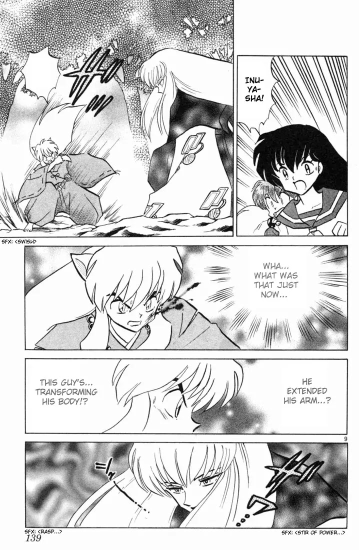 InuYasha Chapter 166 page 9 - Chapter 166: Untied Seals