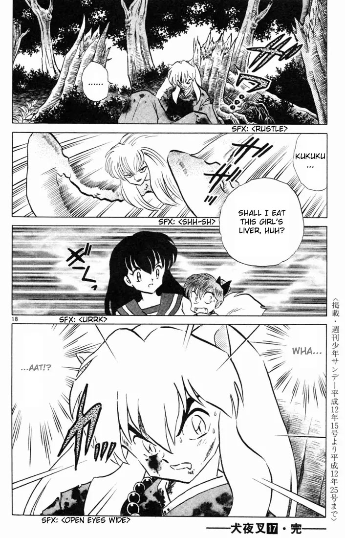 InuYasha Chapter 168 page 18 - Chapter 168: Two vs. Two