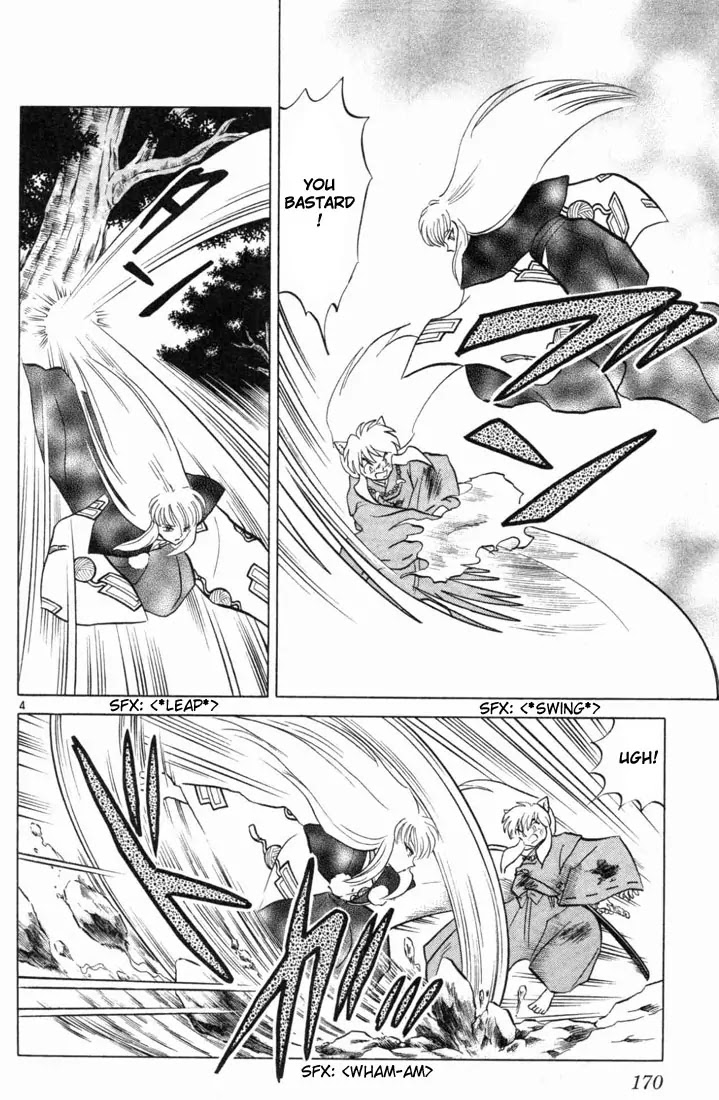 InuYasha Chapter 168 page 4 - Chapter 168: Two vs. Two