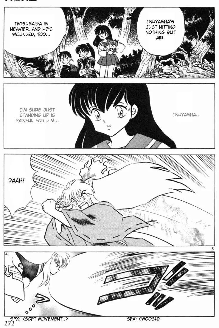 InuYasha Chapter 168 page 5 - Chapter 168: Two vs. Two