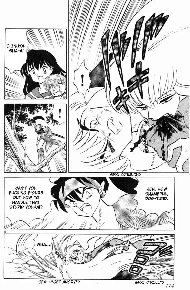 InuYasha Chapter 168 page 8 - Chapter 168: Two vs. Two