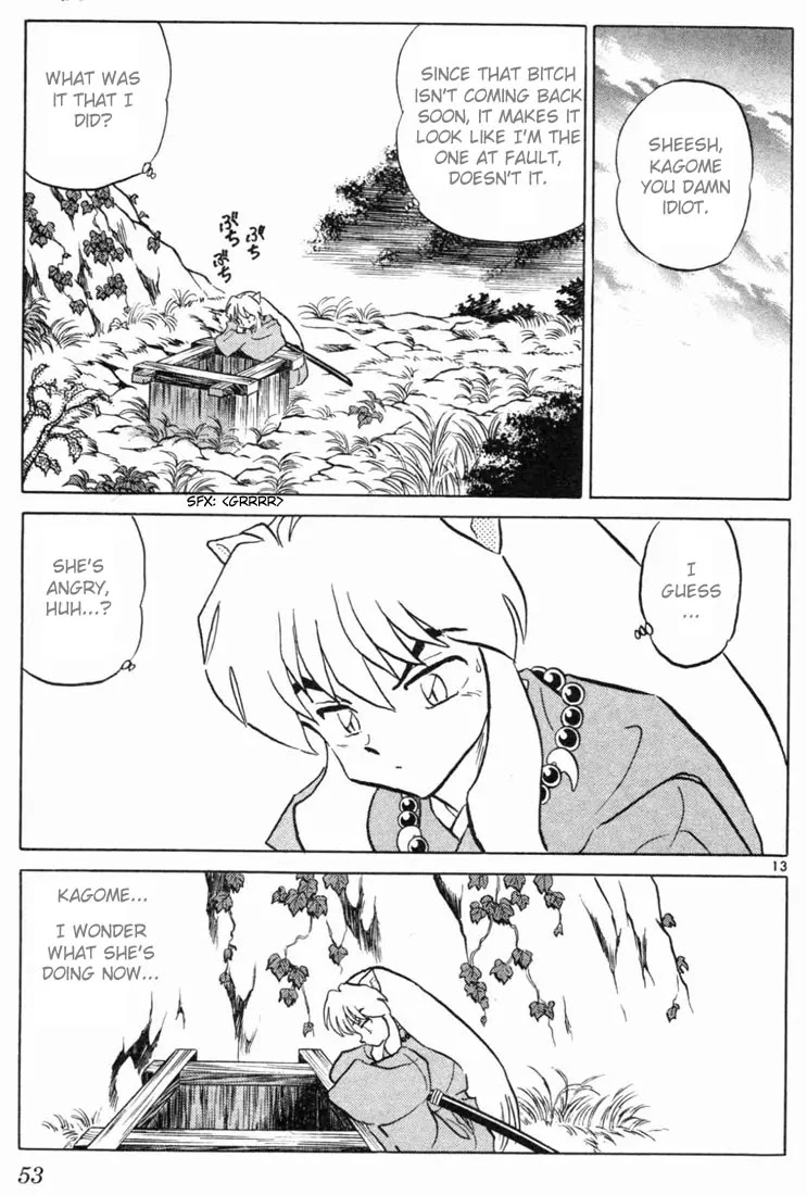 InuYasha Chapter 171 page 13 - Chapter 171: Kikyou’s Crisis