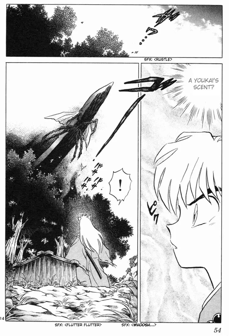 InuYasha Chapter 171 page 14 - Chapter 171: Kikyou’s Crisis