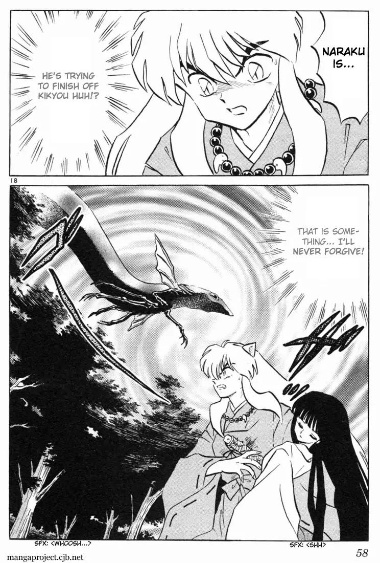 InuYasha Chapter 171 page 18 - Chapter 171: Kikyou’s Crisis
