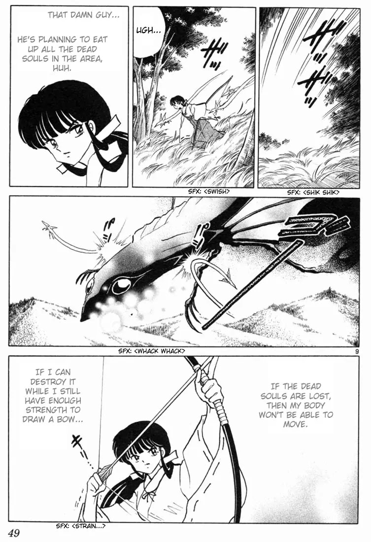InuYasha Chapter 171 page 9 - Chapter 171: Kikyou’s Crisis