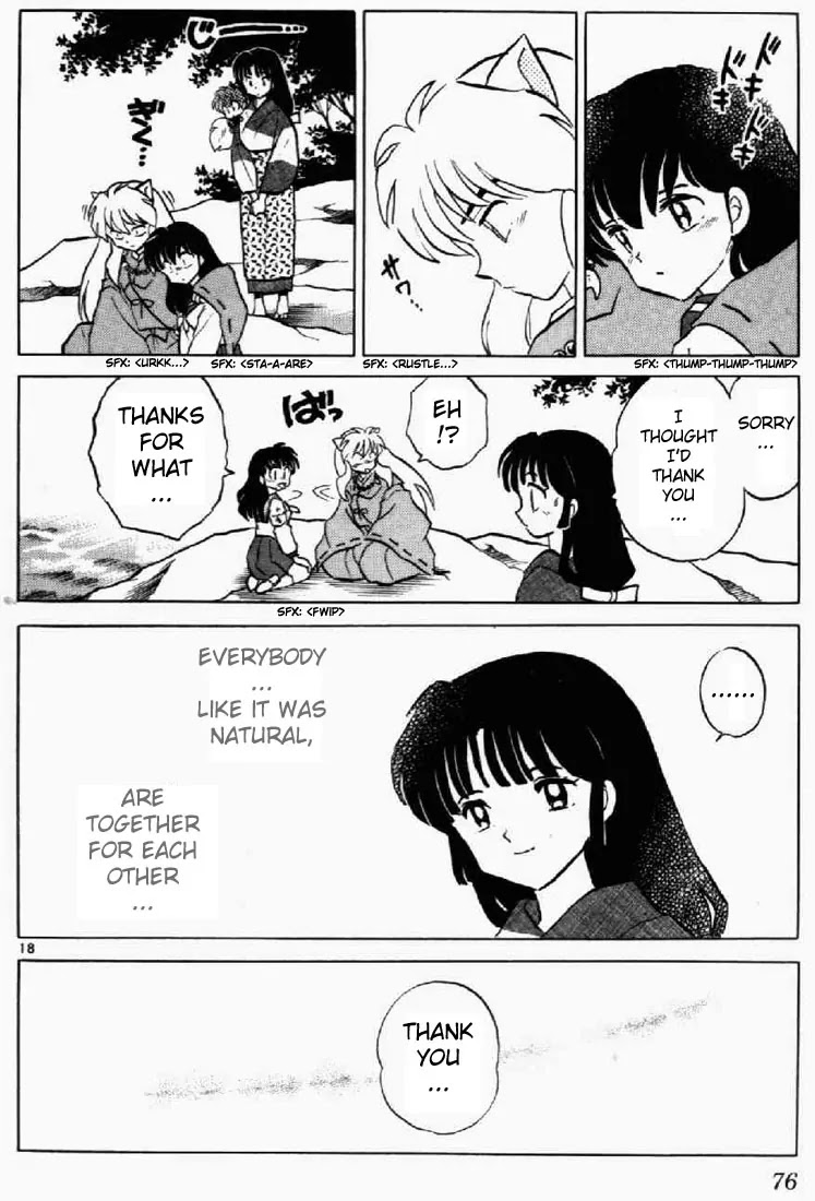 InuYasha Chapter 182 page 18 - Chapter 182: Unfading Face