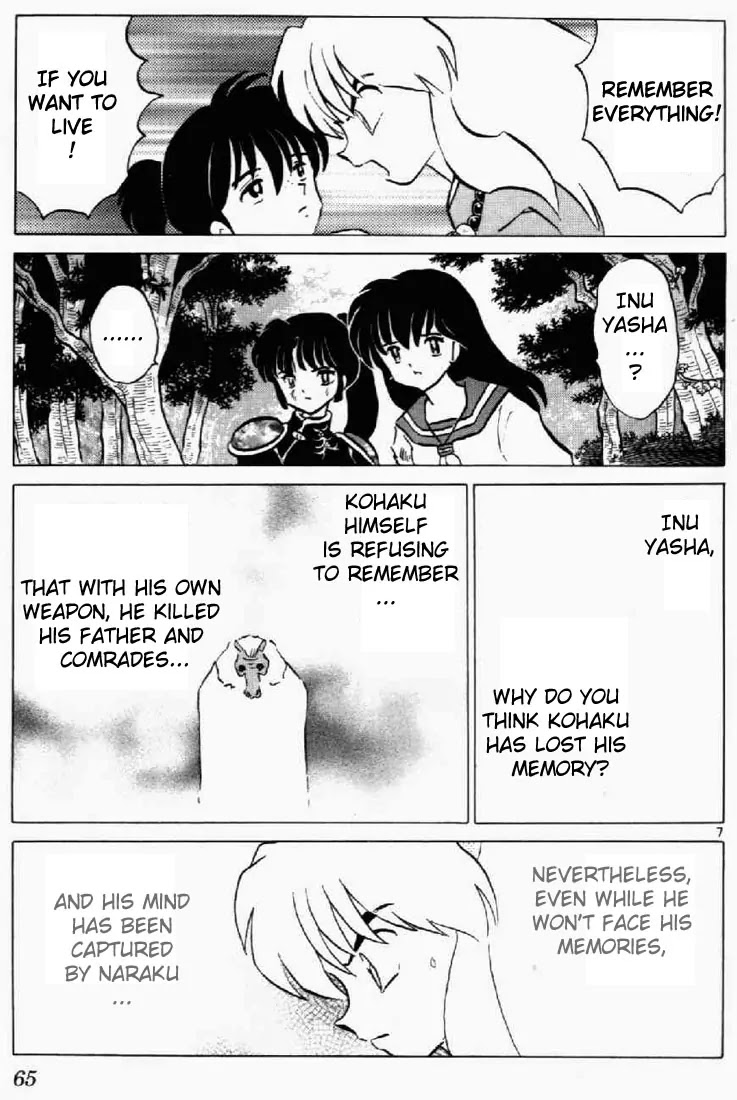 InuYasha Chapter 182 page 7 - Chapter 182: Unfading Face