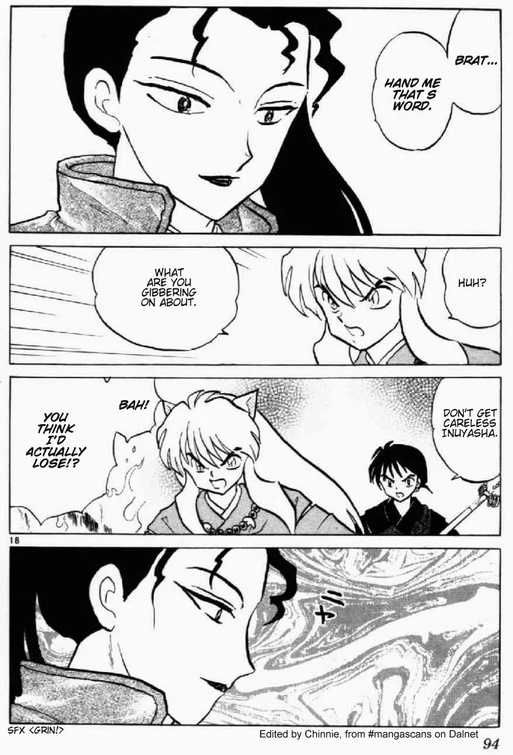 InuYasha Chapter 183 page 18 - Chapter 183: The Secret of the Transformation