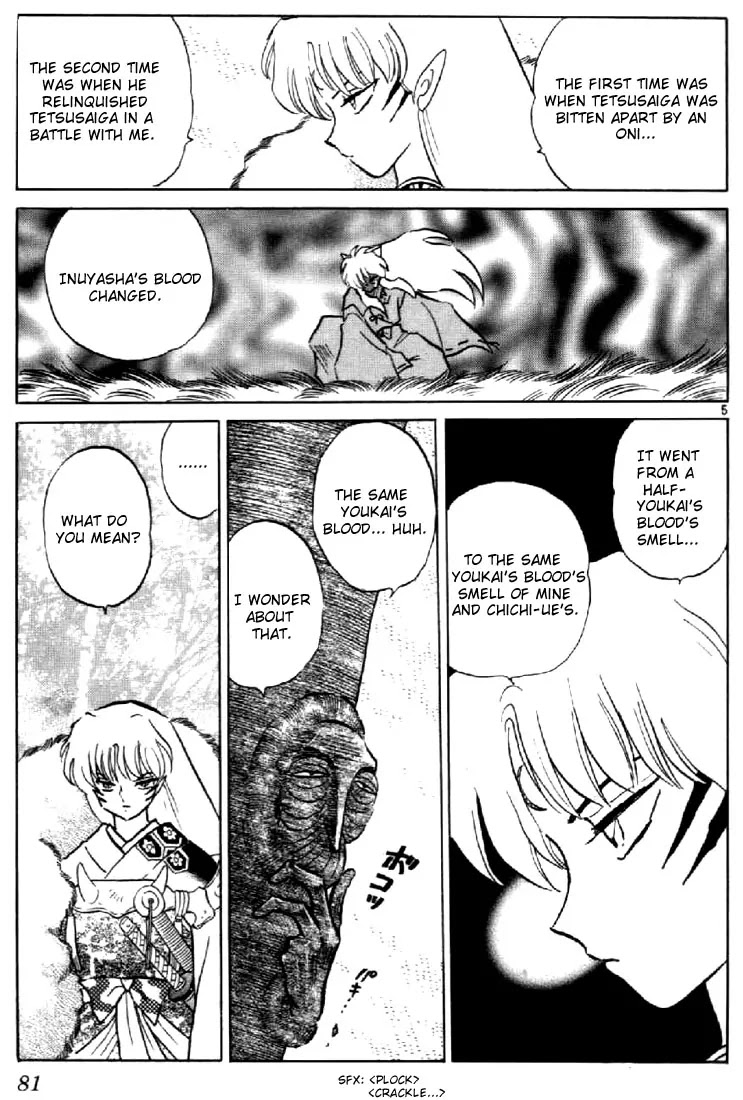 InuYasha Chapter 183 page 5 - Chapter 183: The Secret of the Transformation