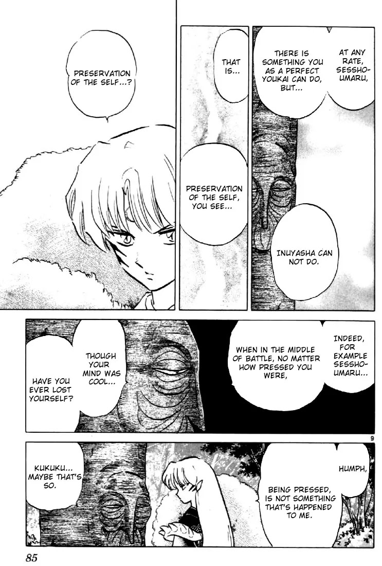 InuYasha Chapter 183 page 9 - Chapter 183: The Secret of the Transformation