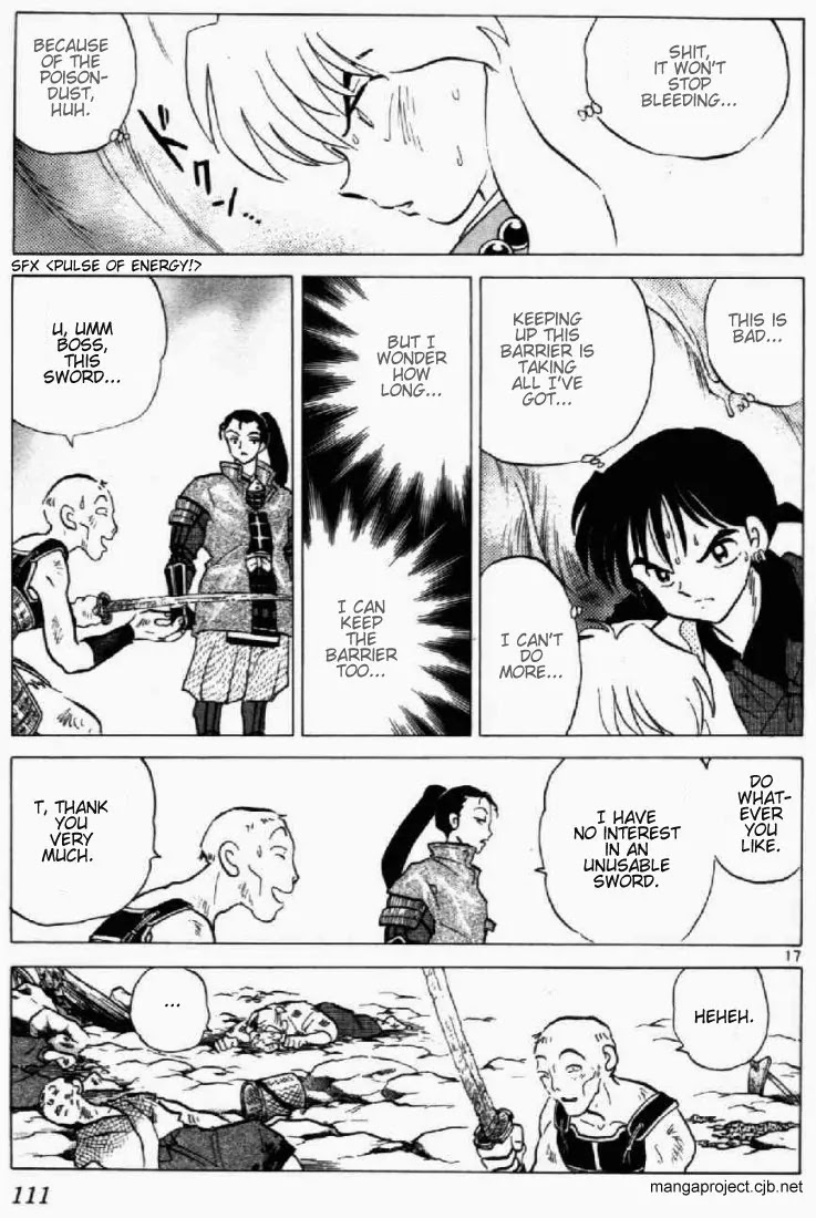 InuYasha Chapter 184 page 17 - Chapter 184: Cocoon of Poison
