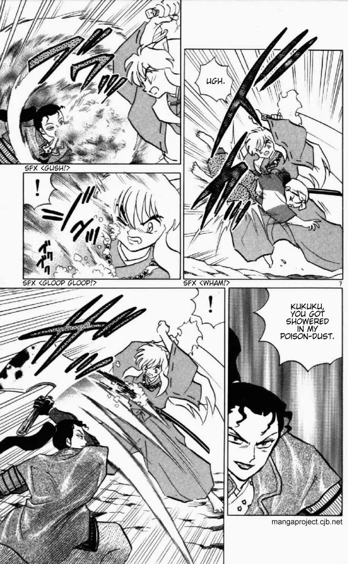 InuYasha Chapter 184 page 7 - Chapter 184: Cocoon of Poison