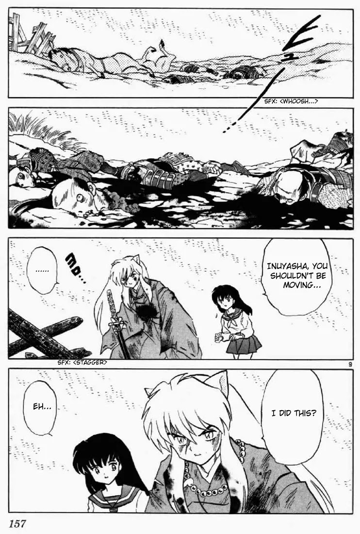 InuYasha Chapter 187 page 9 - Chapter 187: Blood Stained