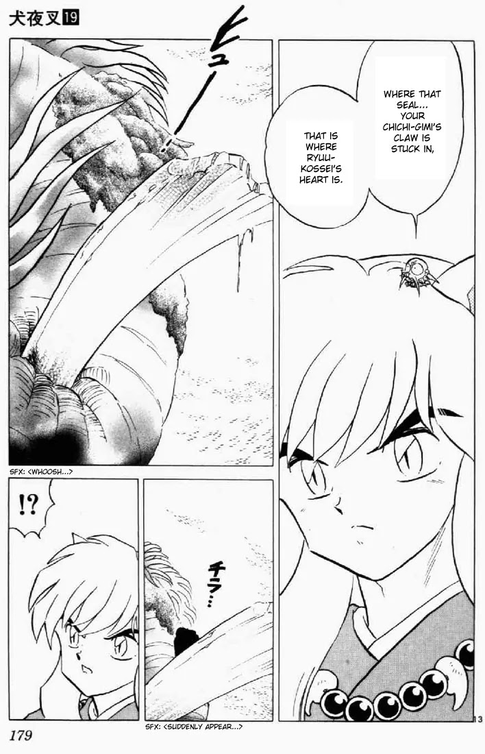 InuYasha Chapter 188 page 13 - Chapter 188: Sealing Claw