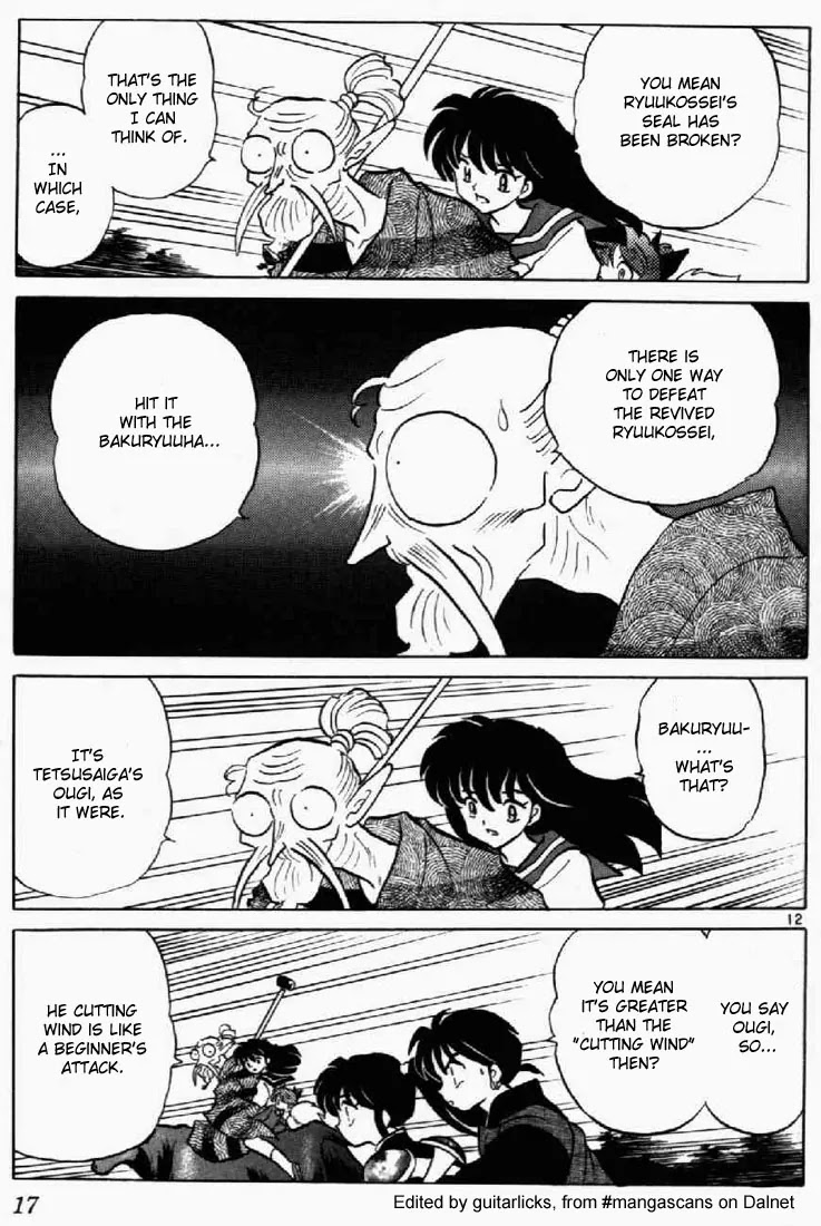 InuYasha Chapter 189 page 13 - Chapter 189: Ryuukossei