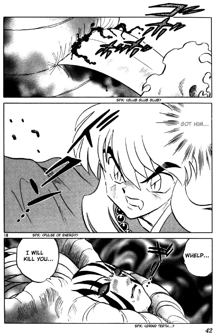 InuYasha Chapter 190 page 18 - Chapter 190: Claw and Sword