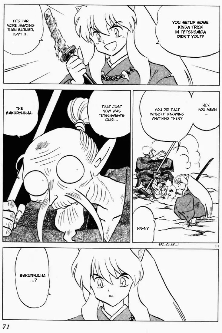 InuYasha Chapter 192 page 9 - Chapter 192: Bakuryuuha