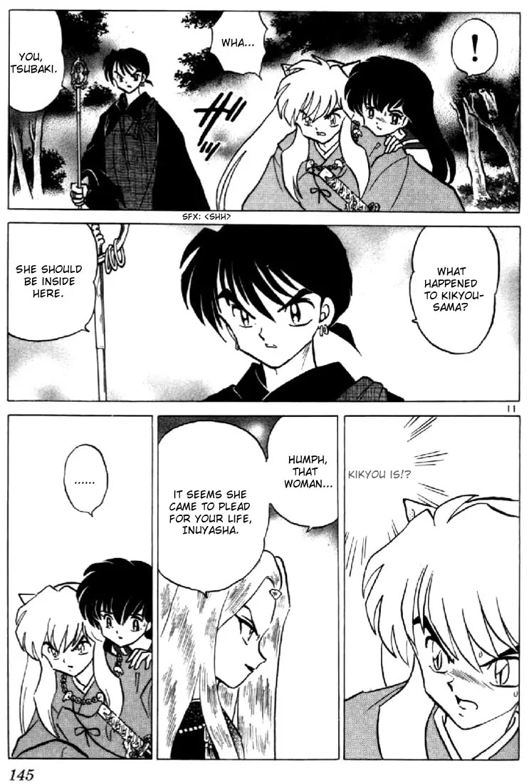InuYasha Chapter 196 page 11 - Chapter 196: Tsubaki's Shrine