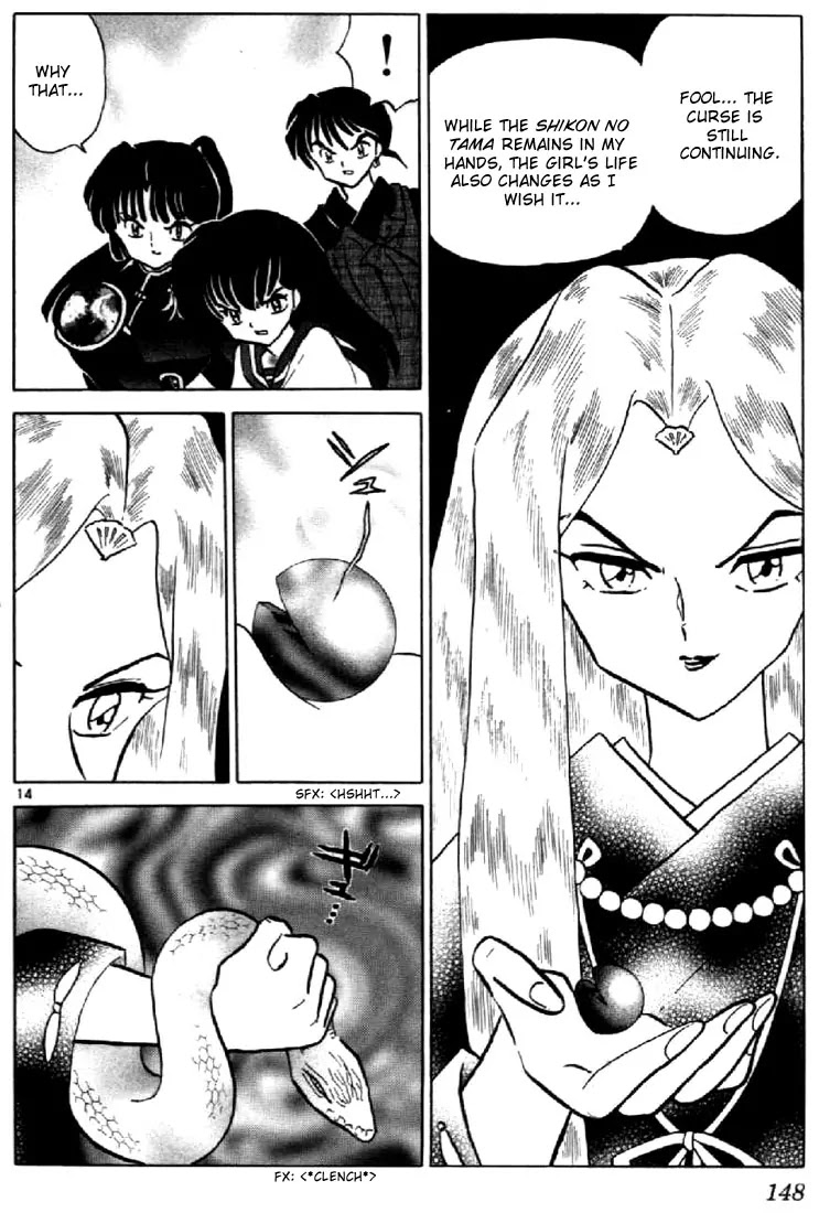 InuYasha Chapter 196 page 14 - Chapter 196: Tsubaki's Shrine