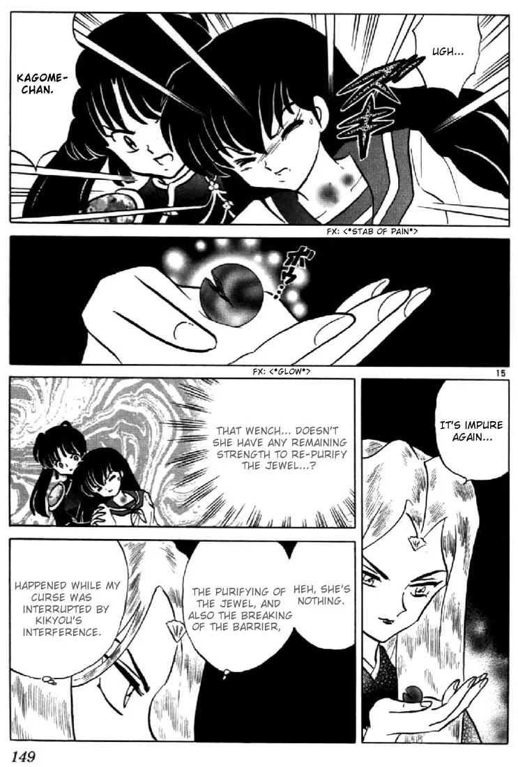 InuYasha Chapter 196 page 15 - Chapter 196: Tsubaki's Shrine