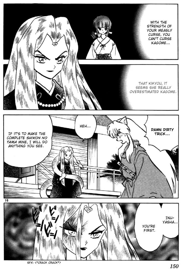 InuYasha Chapter 196 page 16 - Chapter 196: Tsubaki's Shrine