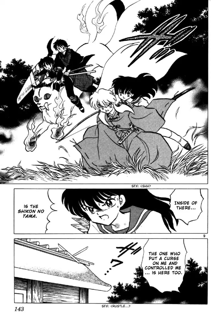 InuYasha Chapter 196 page 9 - Chapter 196: Tsubaki's Shrine