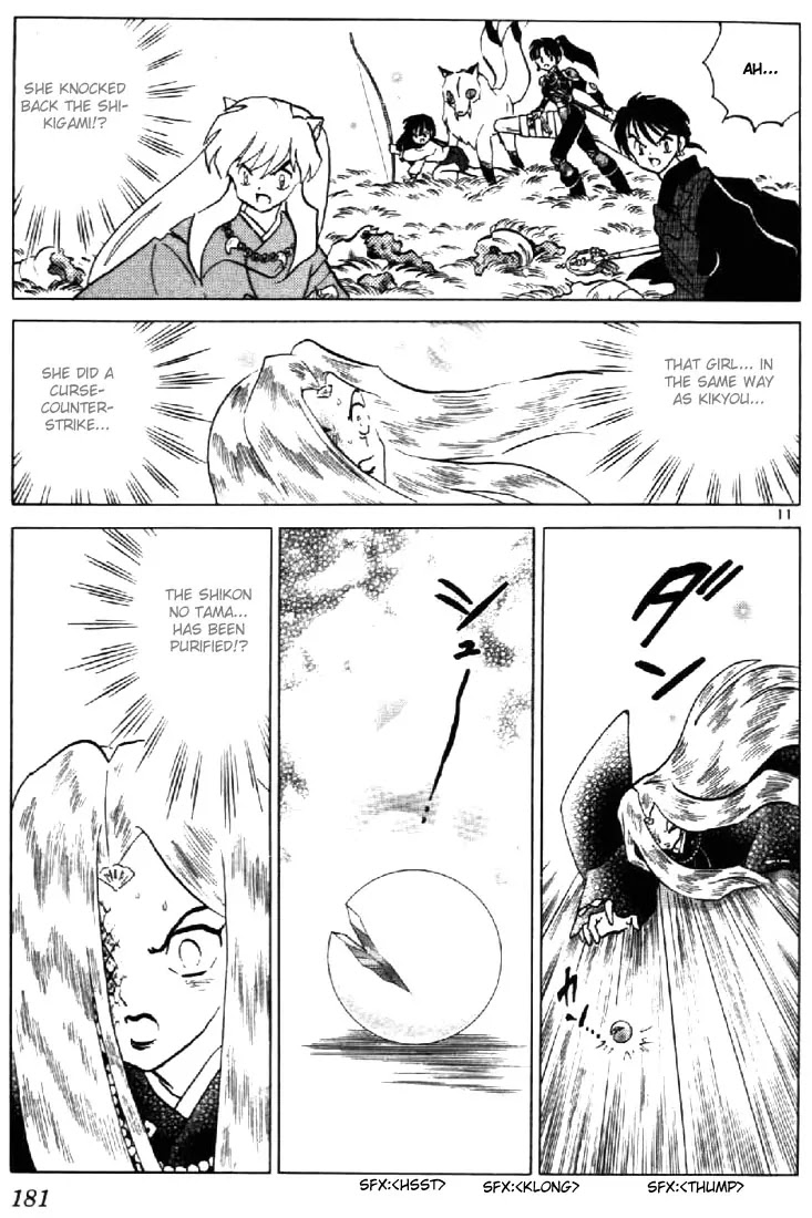 InuYasha Chapter 198 page 11 - Chapter 198: Curse-Counterstrike