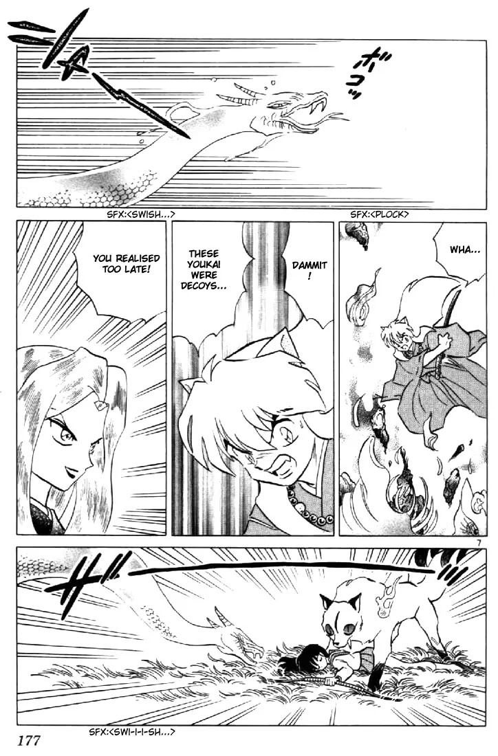 InuYasha Chapter 198 page 7 - Chapter 198: Curse-Counterstrike