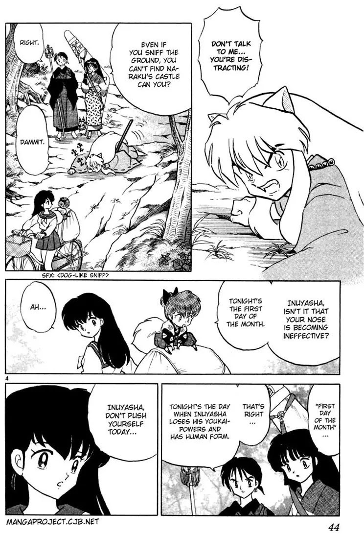 InuYasha Chapter 201 page 4 - Chapter 201: Naraku's Scent