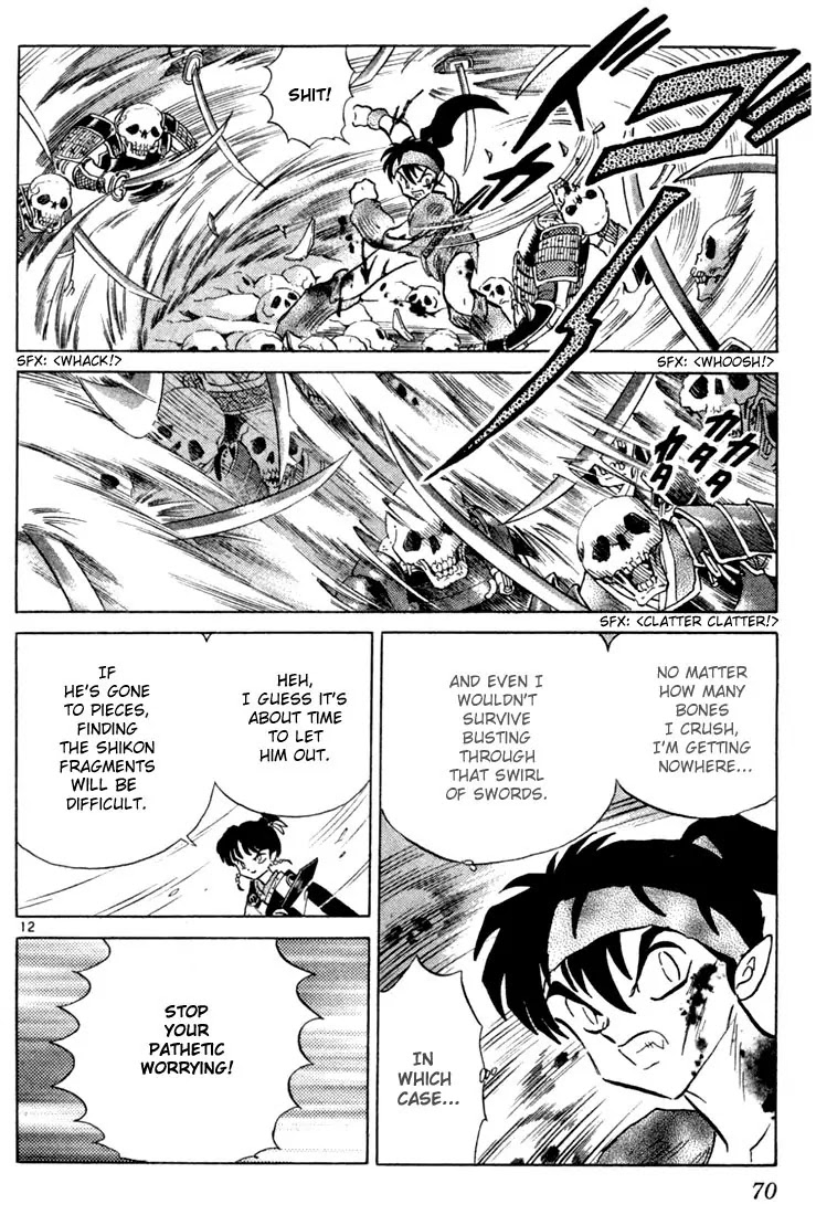 InuYasha Chapter 202 page 12 - Chapter 202: Swirl of Bones