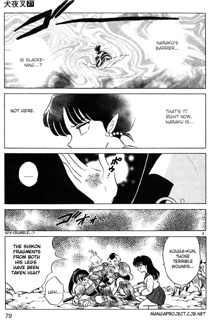 InuYasha Chapter 203 page 3 - Chapter 203: Escape