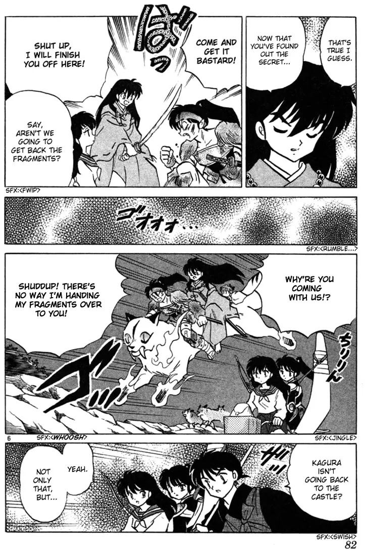 InuYasha Chapter 203 page 6 - Chapter 203: Escape