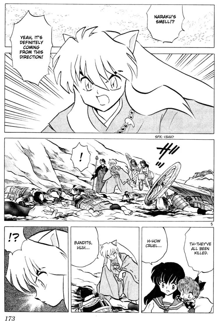 InuYasha Chapter 208 page 5 - Chapter 208: The Man With No Face