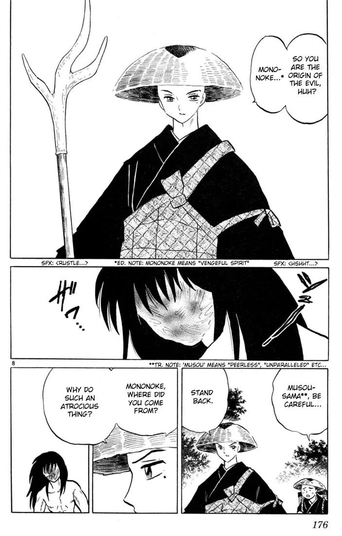 InuYasha Chapter 208 page 8 - Chapter 208: The Man With No Face