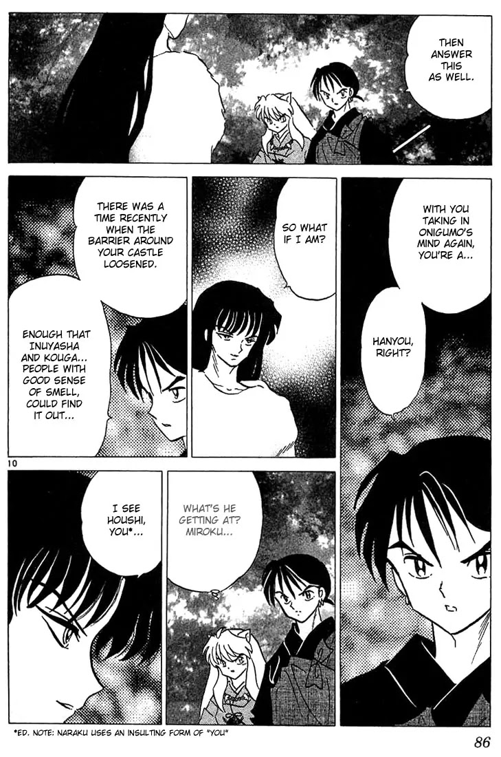 InuYasha Chapter 213 page 10 - Chapter 213: Hanyou Naraku
